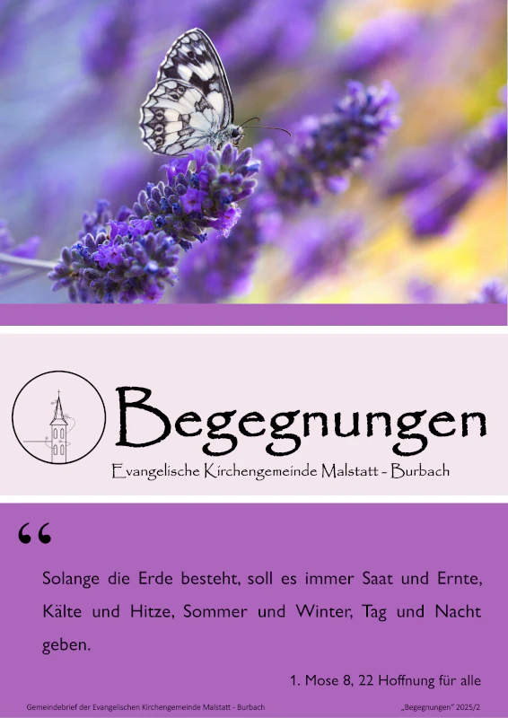 Gemeindebrief Begegnungen 2025/2 Titelbild Gemeindebrief Begegnungen 2025/2